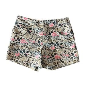 Cartonnier Anthropologie Floral Jacquard Shorts Size 4